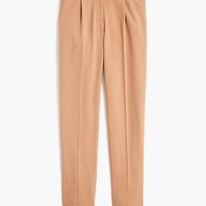 J. Crew Pleated Trousers, Sienna, Size 4, NWT